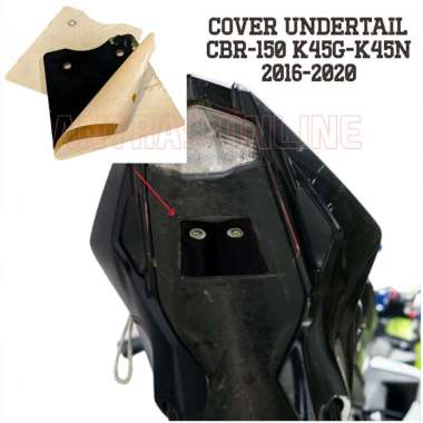 Cover Undertail CBR 150 K45G-K45N Facelift 2016-2020 - Akrilik Tutup Spakbor Honda CBR150R