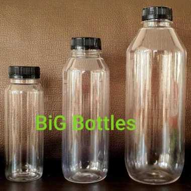 Botol Kale ukuran 250, 350, 500, 1000 ML tutup hitam 1000ml