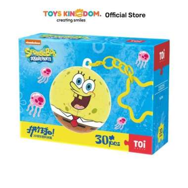 Toys Kingdom Toi Puzzle Ball Wow Spongebob Squarepant Set 30 Pcs - Kuning kids toy toys mainan susun