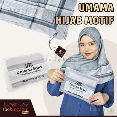 Umama Hijab Motif Jilbab Kerudung Persegi Segi Empat Square Scarf Laser Cut Krudung Muslim Wanita