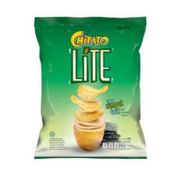 Chitato lite ayam bawang / rumput laut / salmon teriyaki / beef BBQ 68 gram rumput laut
