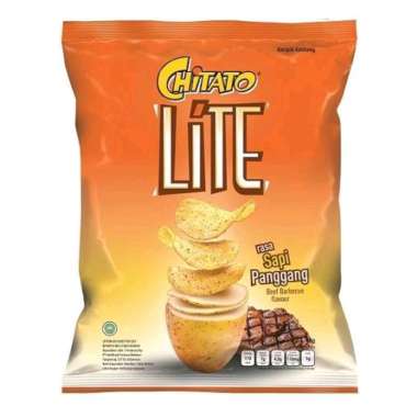 Chitato lite ayam bawang / rumput laut / salmon teriyaki / beef BBQ 68 gram beef bbq