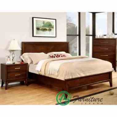 Set Kamar Minimalis Jati Jepara Warna Natural