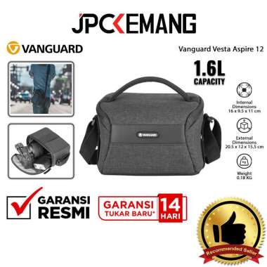JPC KEMANG Vanguard Vesta Aspire 12 Shoulder Bag Tas Selempang Kamera GARANSI RESMI