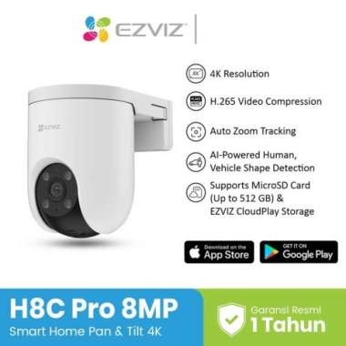 CCTV EZVIZ H8C 8MP Smart Home IP Cam Outdoor 4K