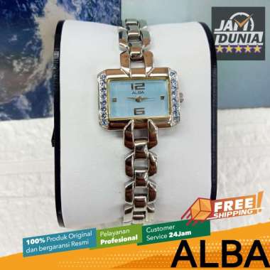 JAM TANGAN ALBA ORIGINAL AC3Q65 - JAM TANGAN WANITA ANALOG STAINLES ALBA AC3Q65 JAM ALBA AC3Q65X1 AL