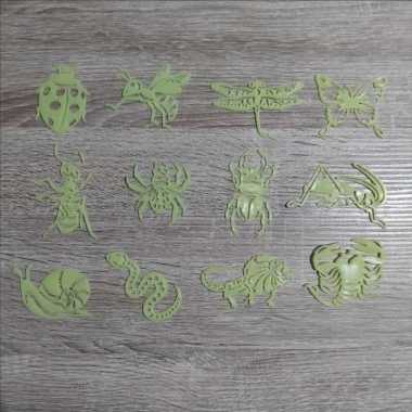 Stiker Tempel Dinding Serangga Glow In The Dark Kumbang Badak