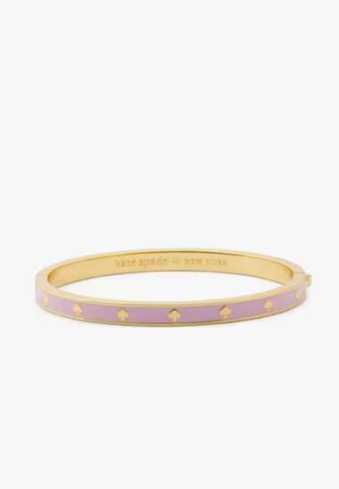 Kate Spade Spot The Spade Hinged Bangle Candied Berry Cream