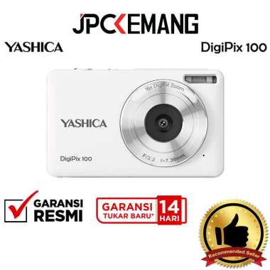 JPC KEMANG Yashica DigiPix 100 Compact Digital Pocket Camera Yashica Digi Pix 100 GARANSI RESMI Whit