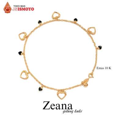 Gelang Kaki Emas Mas Asli Model Rantai Zeana J5 Ismoyo