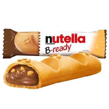 Nutella b-ready wafer hazelnut coklat 22 gram