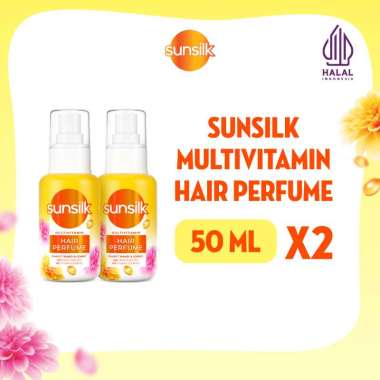 Sunsilk Multivitamin Hair Perfume, Rambut Wangi &Lembut [50 mL] - Twinpack