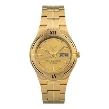 Seiko 5 SNK352K1 Automatic Gold Stainless Steel - Jam Tangan Pria