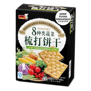 BAIRONG VEGETABLE SODA CRACKERS 160GR