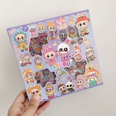 Box Sticker Cute Transparan Sticker Big Box Sanrio Labubu Capybara Labubu 3