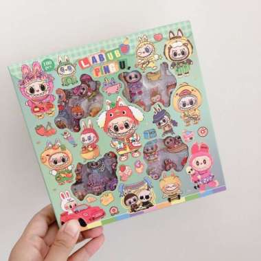 Box Sticker Cute Transparan Sticker Big Box Sanrio Labubu Capybara Labubu 5
