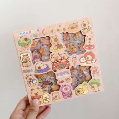 Box Sticker Cute Transparan Sticker Big Box Sanrio Labubu Capybara capybara 2