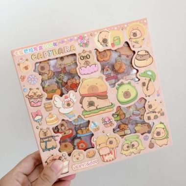Box Sticker Cute Transparan Sticker Big Box Sanrio Labubu Capybara capybara 4