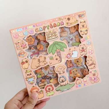 Box Sticker Cute Transparan Sticker Big Box Sanrio Labubu Capybara capybara 3