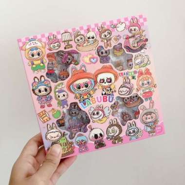 Box Sticker Cute Transparan Sticker Big Box Sanrio Labubu Capybara Labubu 1