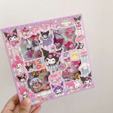 Box Sticker Cute Transparan Sticker Big Box Sanrio Labubu Capybara Sanrio 1
