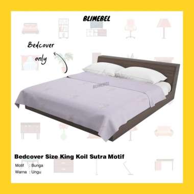 Bedcover Premium Sutra Motif ASLI 240x240 cm