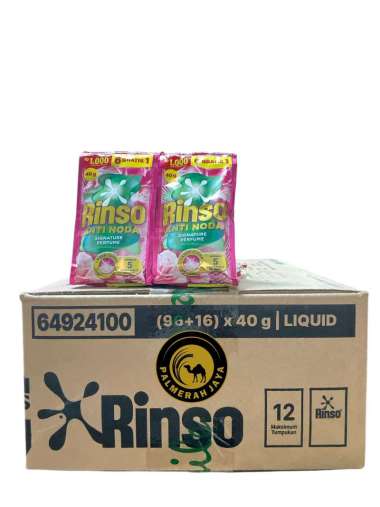 Rinso Cair AntiNoda Rose Fresh 1dus