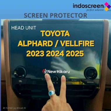 Toyota ALPHARD & VellFire 2023 Akhir / 2024 / 2025 - Car Premium Anti Gores Head Unit - Hikaru - Hea