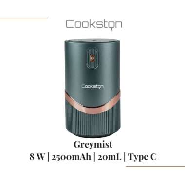 COOKSTON Diffuser Aromatherapy Waterless Portable - Pengharum Ruangan Diffuser Aromatherapi GREYMIST