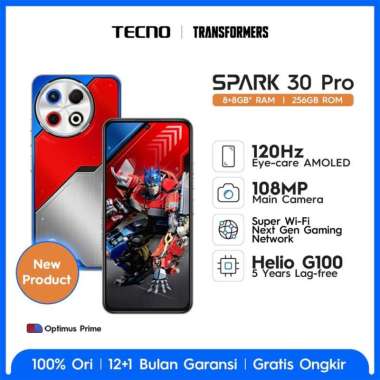 TECNO SPARK 30 Pro - 8+8GB*+256GB, 120Hz Eye Care AMOLED, 108MP Main Camera, Super Wi-fi, 5.000mAh +