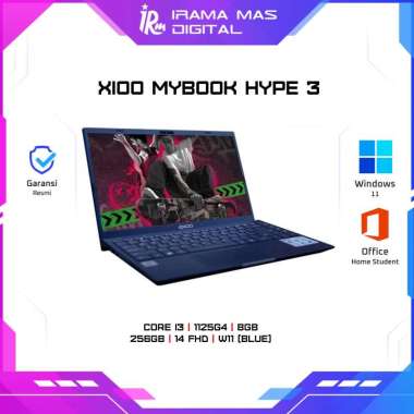 AXIOO MYBOOK HYPE 3 CORE I3 1125G4/8GB/256GB/14 FHD/W11 (GREY, BLUE) BLUE