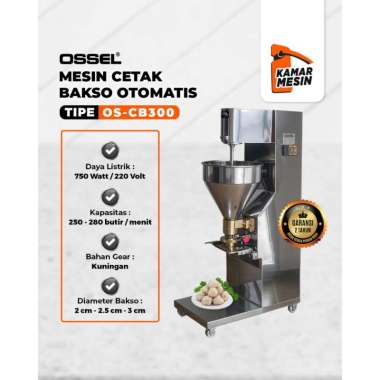 OSSEL Mesin Cetak Bakso Pencetak Bakso Pencetak Pentol Meatball Maker OS-CB300 OSSEL
