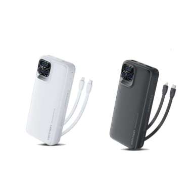 Vention Powerbank Built In Cable USB Type C Lightning LED Display 10000mAh 20000mAh Iphone Android 2