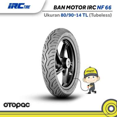 Ban Motor Matic IRC 80/90-14 NF66 Tubeles (Depan)
