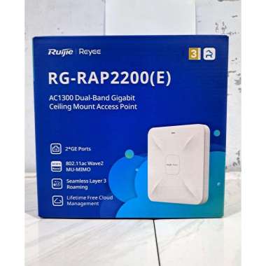 Ruijie Reyee RG-RAP2200E AC1300 Dual Band Ceiling AP 3tahun warranty