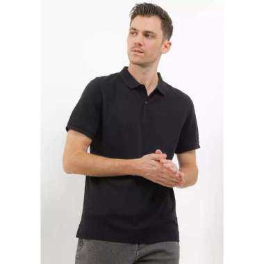 Giordano Men's Interlock Polo Signature Black 0101229111 L