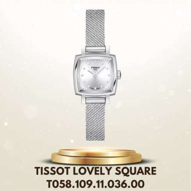 Tissot T058.109.11.036.00 Lovely Square - Jam Tangan Wanita Tissot Original