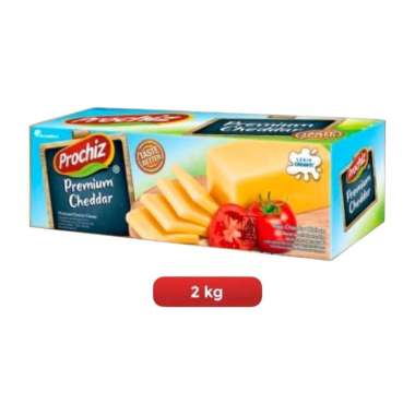 Prochiz Premium Cheddar Cheese Keju 2 Kg