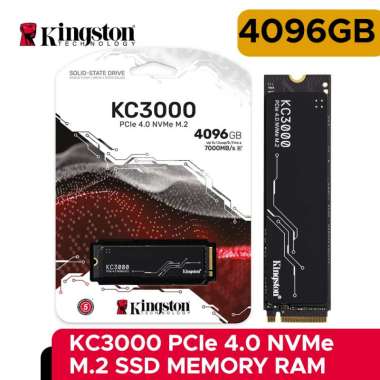 SSD Memori RAM Kingston KC3000 4096GB PCIe 4.0 NVME M.2