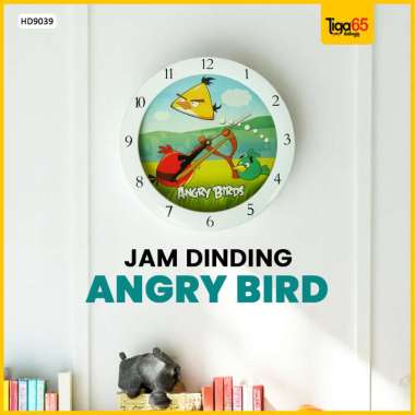 Jam Dinding Karakter /Jam Dinding Minimalis / Jam Dinding Berkualitas HD9039