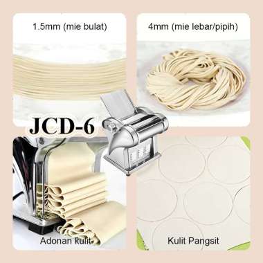 (Beli 1 gratis 4 hadiah)Mesin mie listrik gilingan mie listrik otomatis 135W Kue bawang Listrik Pemb