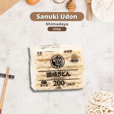 Udon Shimadaya Sanuki Mie Udon Premium - Taikoban Sanuki Mie Basah Jepang - Udon Jepang
