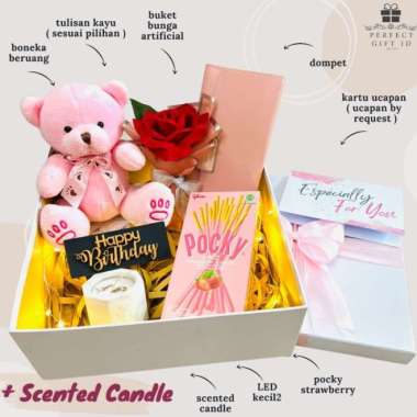 KADO ULANG TAHUN CEWEK HADIAH ULTAH KADO PACAR KADO ANNIVERSARY + Candle