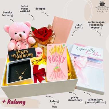 KADO ULANG TAHUN CEWEK HADIAH ULTAH KADO PACAR KADO ANNIVERSARY + Kalung