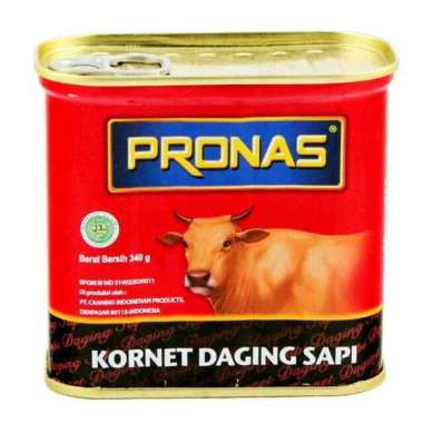 Pronas kornet daging sapi 340 gram