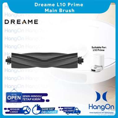 Dreame Main Rubber Brush for L10 Prime / L10 / L10s / L20 / L30 / X30 / X40 Ultra Robot Vacuum Clean