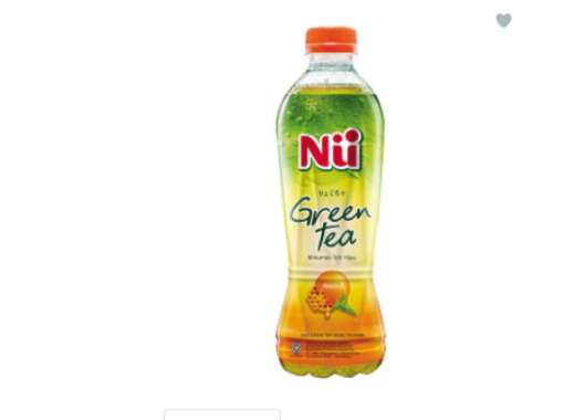 NU MINUMAN GREEN TEA BTL 450mL honey