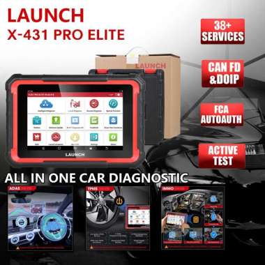 Scanner LAUNCH X431 PRO ELITE Support CAN FD, DOIP Full System
