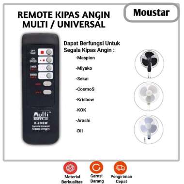 Remote Kipas Angin Universal RM99 + ID