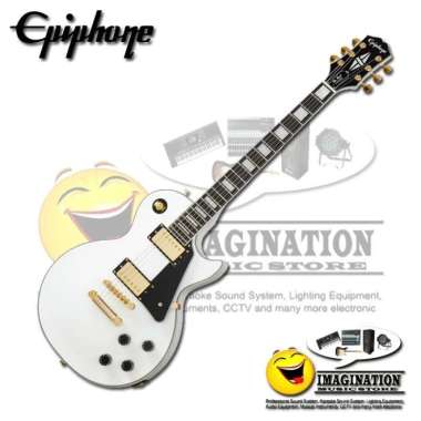 Epiphone Les Paul Custom Electric Guitar - Alpine White
